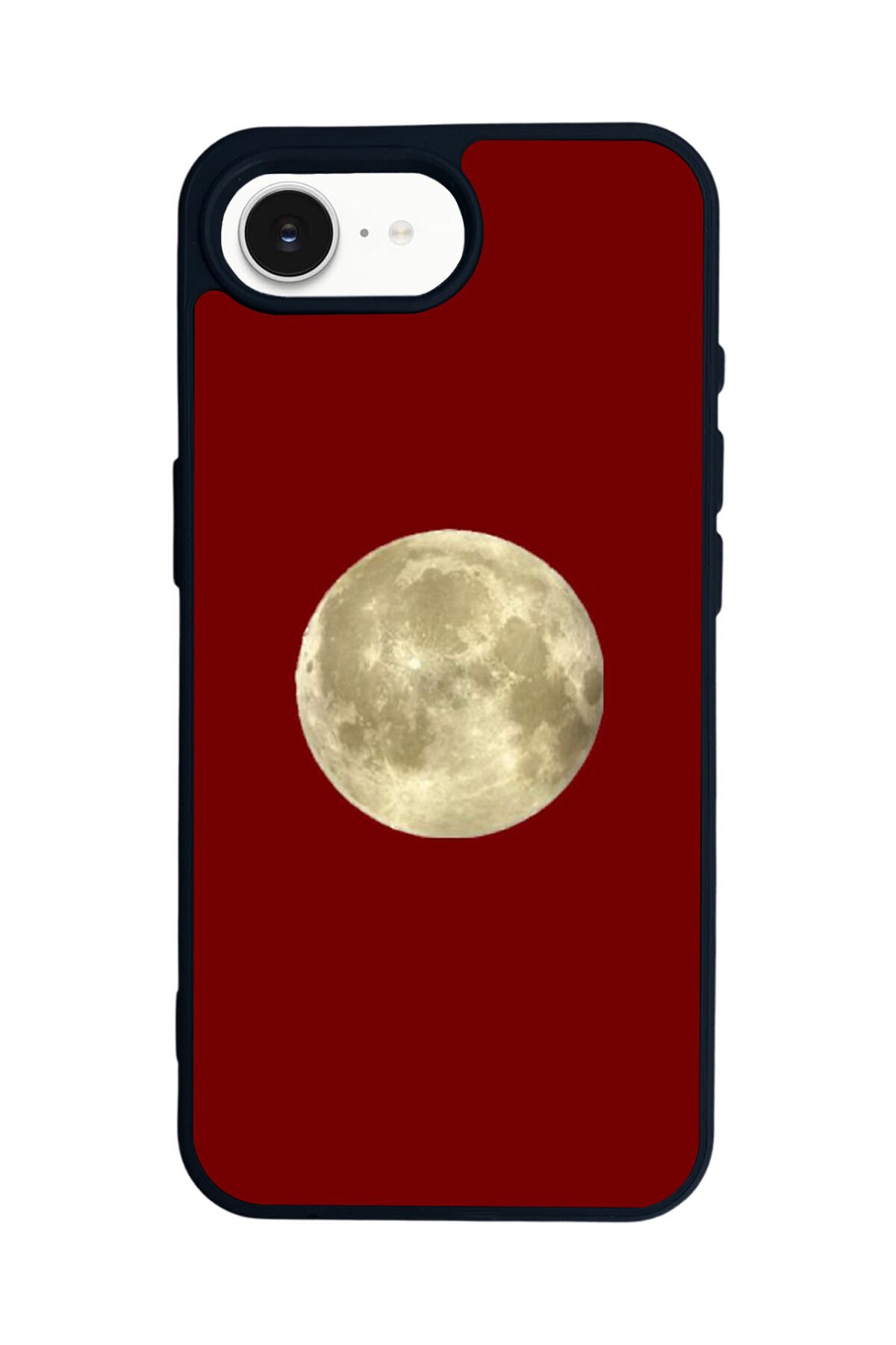 iPhone 16E Uyumlu Kirmizi Tasarımlı Glossy Premium Kılıf