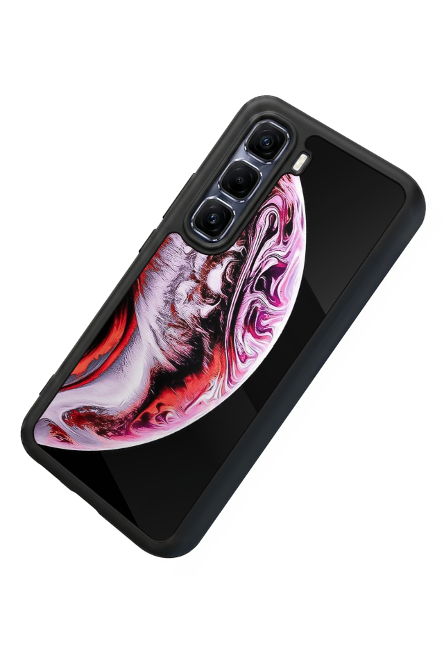 Infinix Hot 60 Pro Plus Uyumlu Ay Tasarımlı Glossy Premium Kılıf