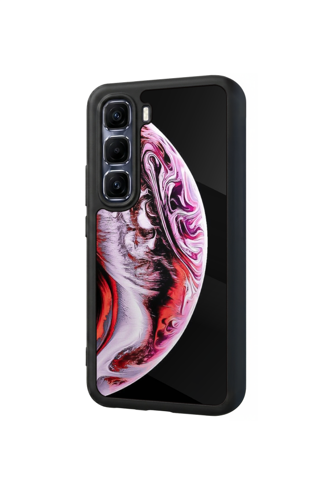 Infinix Hot 60 Pro Plus Uyumlu Ay Tasarımlı Glossy Premium Kılıf