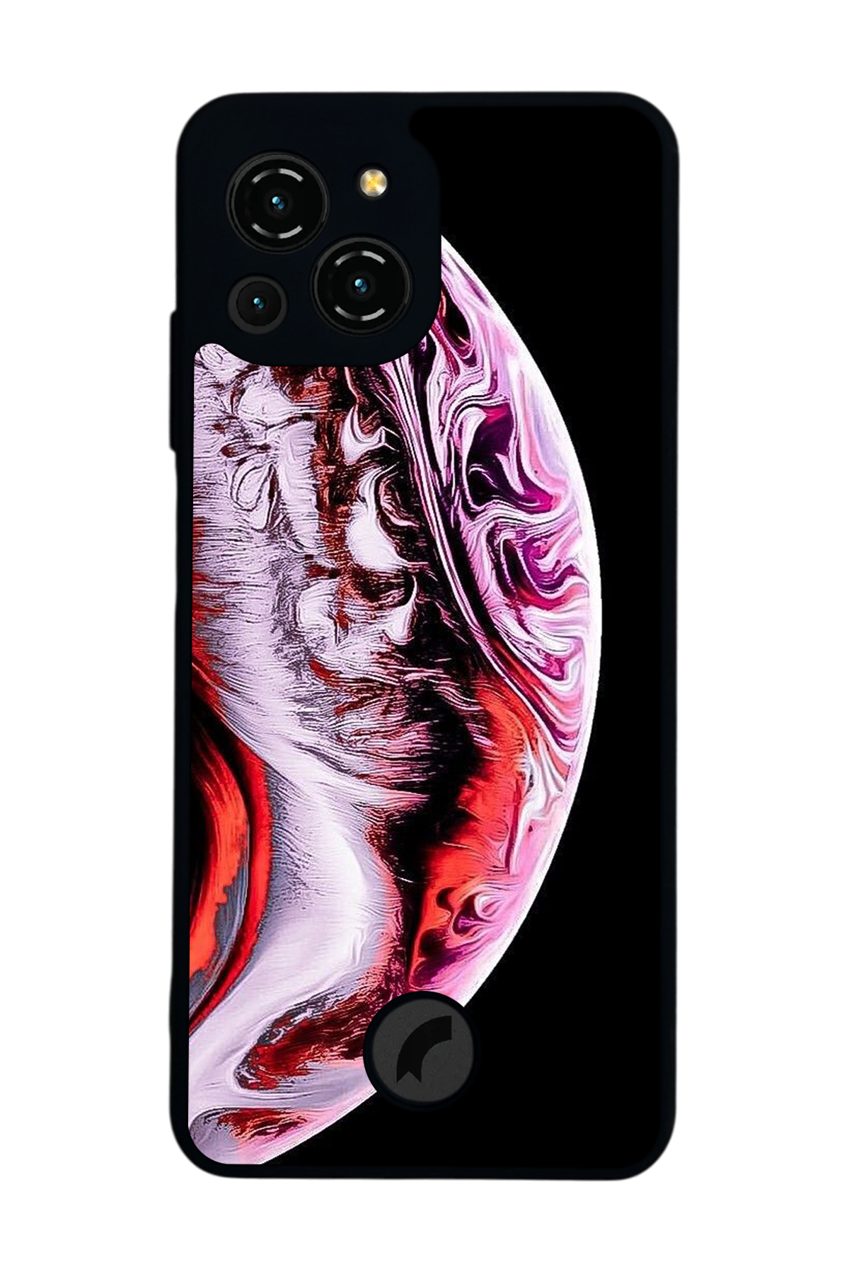 Reeder S23 Pro Max Uyumlu Ay Tasarımlı Glossy Premium Kılıf