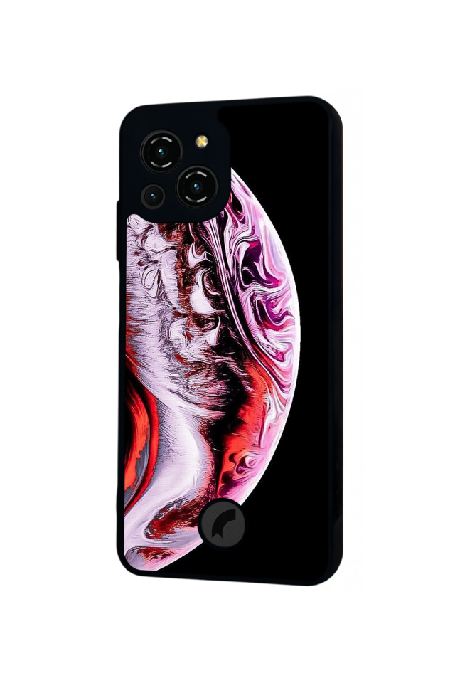 Reeder S23 Pro Max Uyumlu Ay Tasarımlı Glossy Premium Kılıf