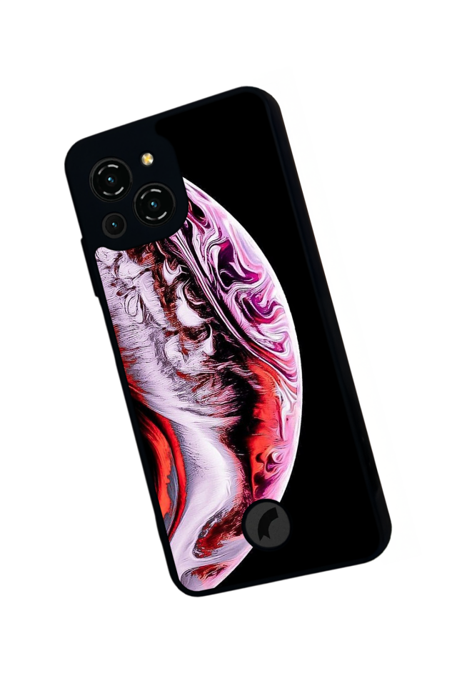 Reeder S23 Pro Max Uyumlu Ay Tasarımlı Glossy Premium Kılıf