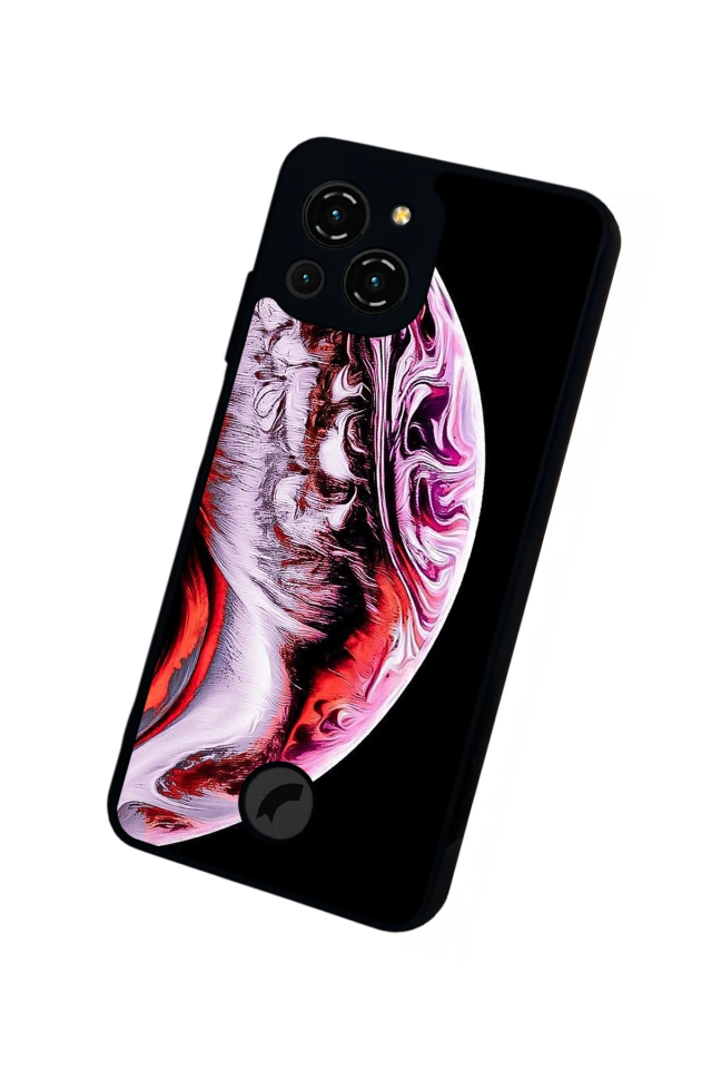 Reeder S23 Pro Max Uyumlu Ay Tasarımlı Glossy Premium Kılıf