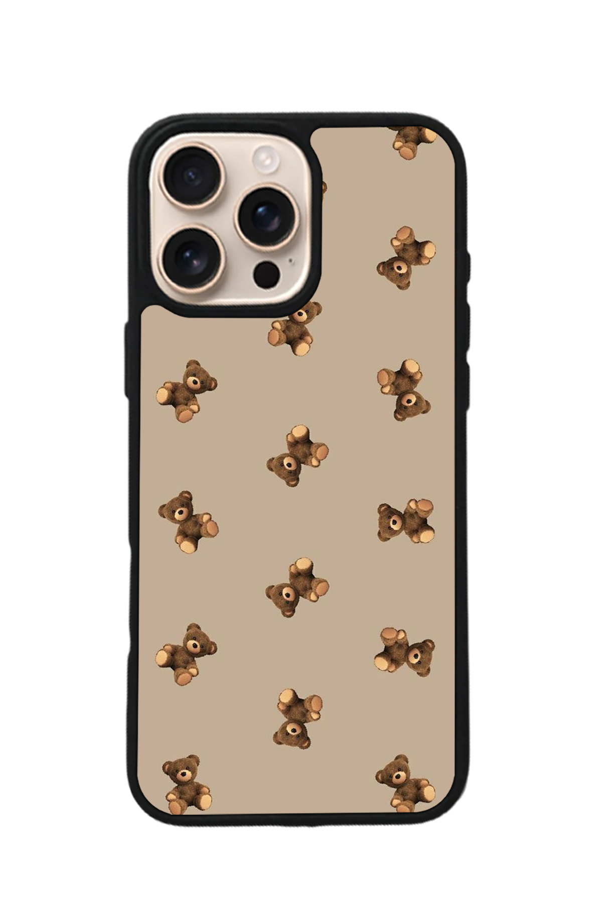 iPhone 15 Pro Max Uyumlu Ayı Tasarımlı Glossy Premium Kılıf