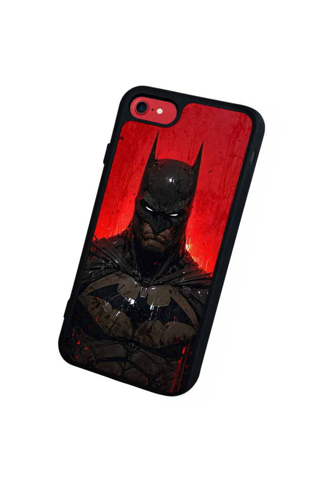 iPhone SE Uyumlu Batman Tasarımlı Glossy Premium Kılıf