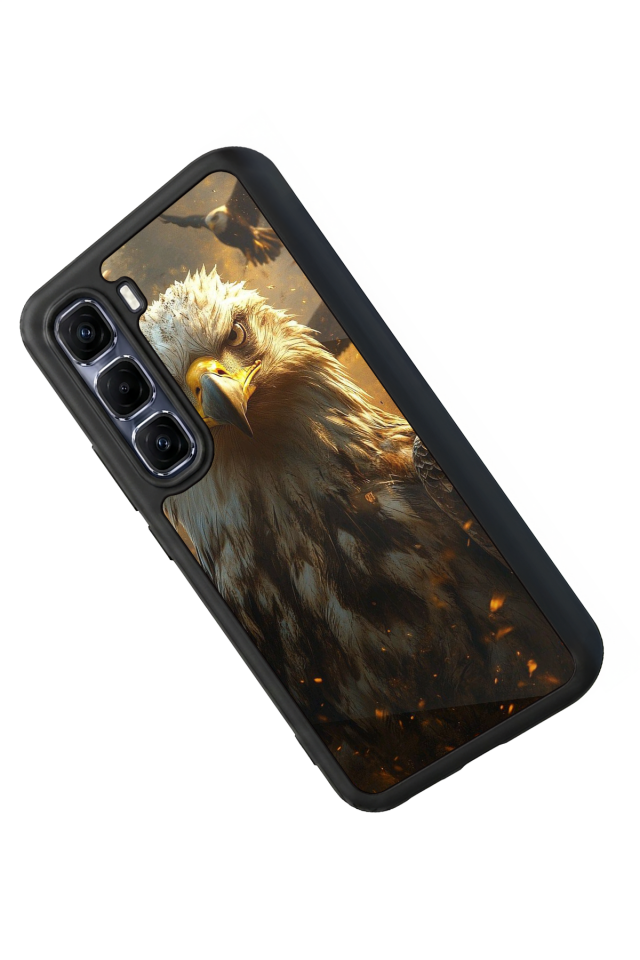 Infinix Hot 60 Pro Plus Uyumlu Besiktas Tasarımlı Glossy Premium Kılıf