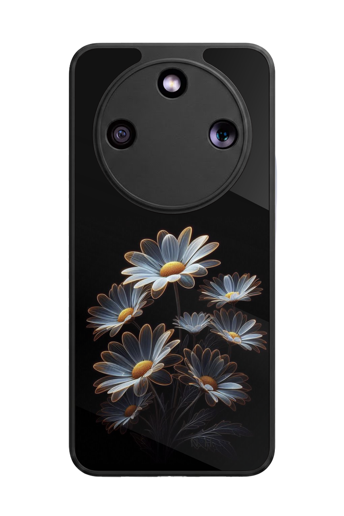 Honor Magic 8 Lite Uyumlu Cicek Tasarımlı Glossy Premium Kılıf