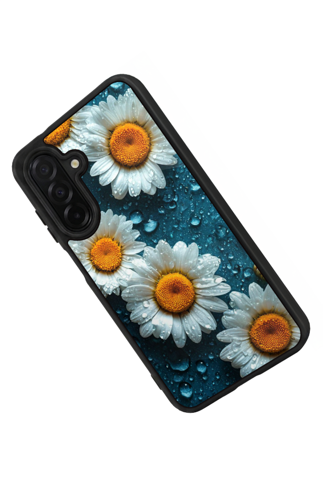 Samsung Galaxy A36 Uyumlu Cicek Tasarımlı Glossy Premium Kılıf