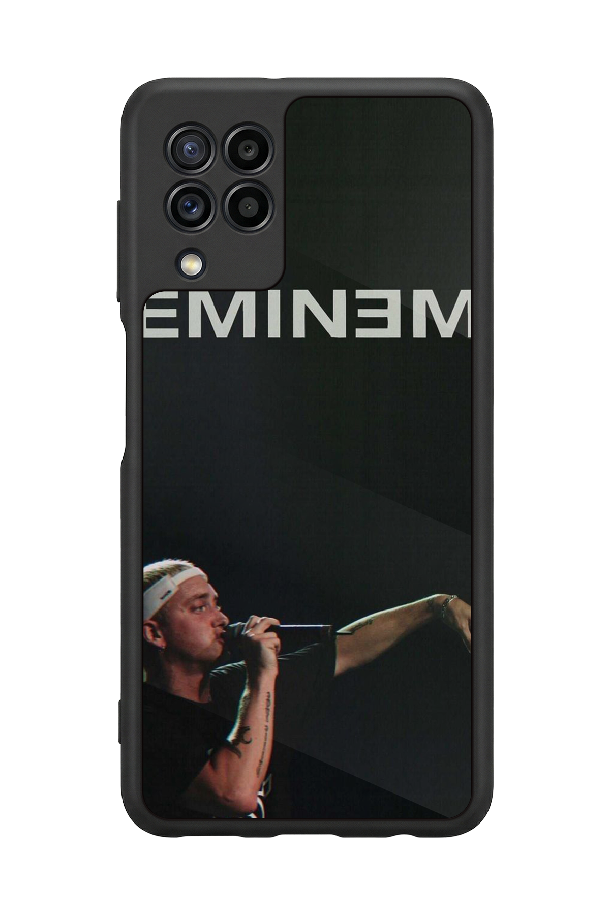 Samsung Galaxy M22 Uyumlu Eminem Tasarımlı Glossy Premium Kılıf