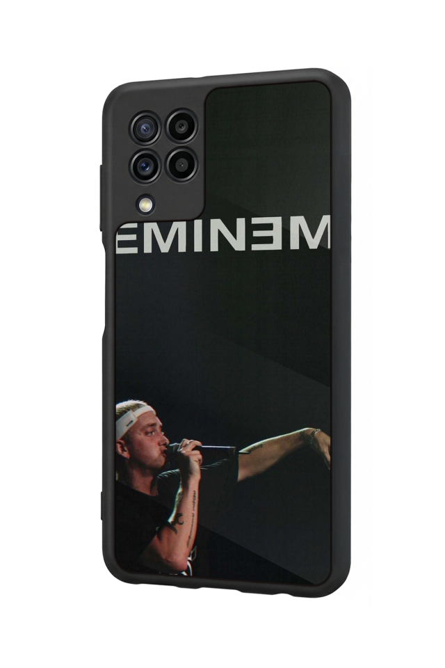 Samsung Galaxy M22 Uyumlu Eminem Tasarımlı Glossy Premium Kılıf