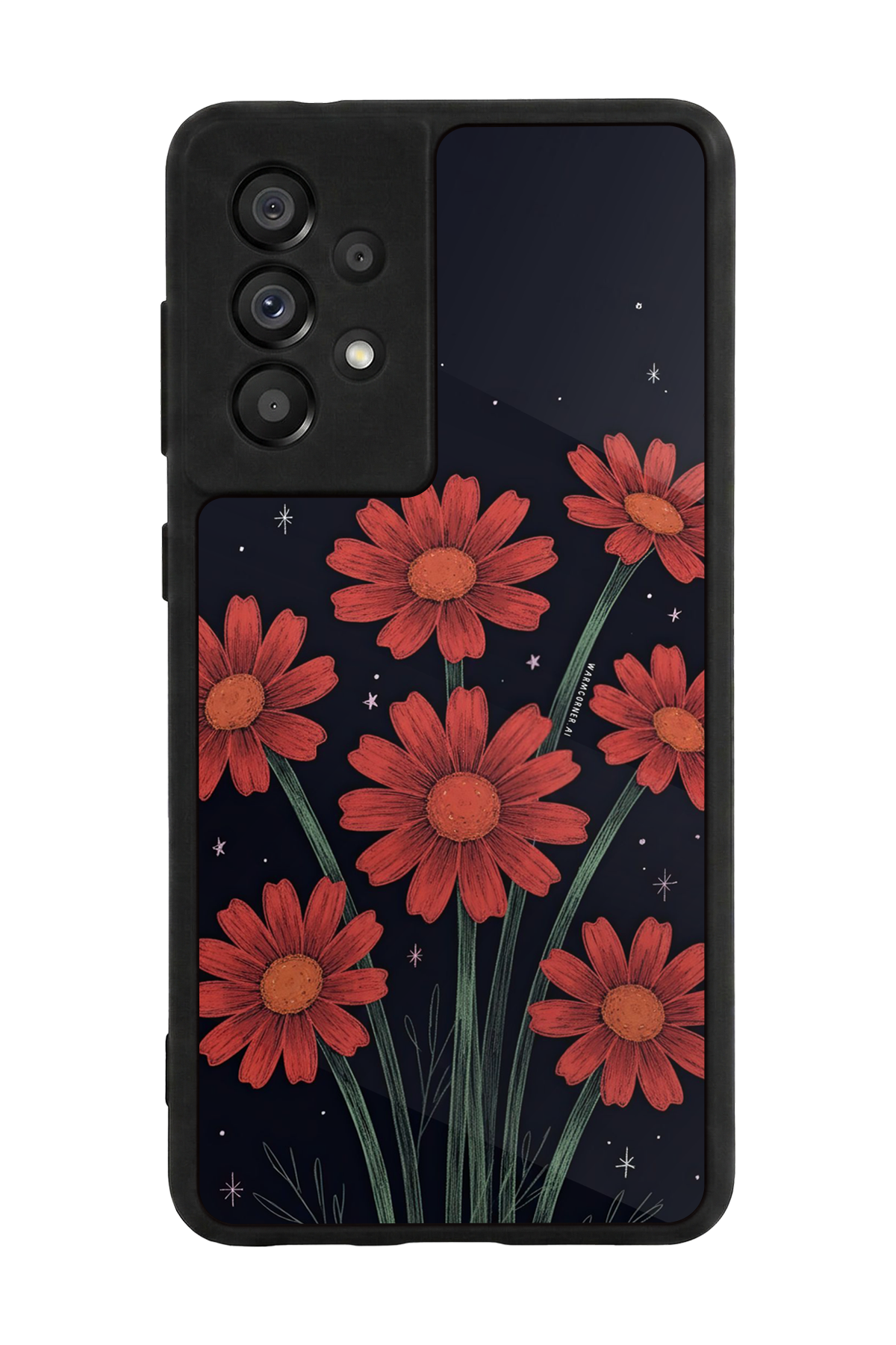 Samsung Galaxy A73 Uyumlu Floral Tasarımlı Glossy Premium Kılıf