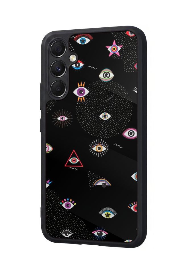 Samsung Galaxy A34 Uyumlu Göz Tasarımlı Glossy Premium Kılıf
