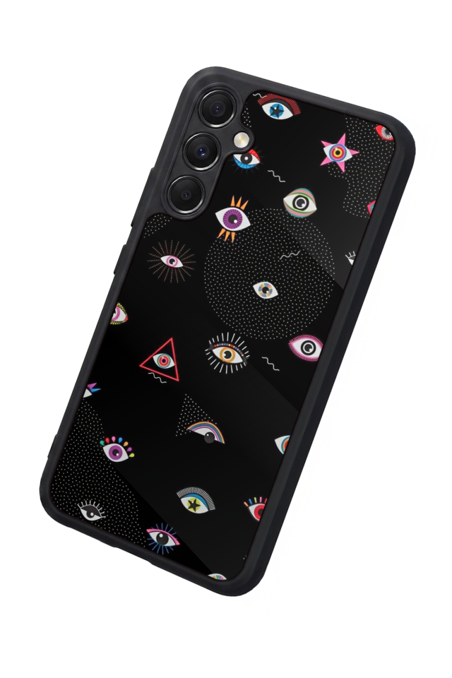 Samsung Galaxy A34 Uyumlu Göz Tasarımlı Glossy Premium Kılıf