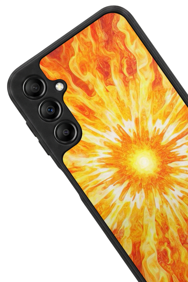 Samsung Galaxy A14 Uyumlu Güneş Tasarımlı Glossy Premium Kılıf