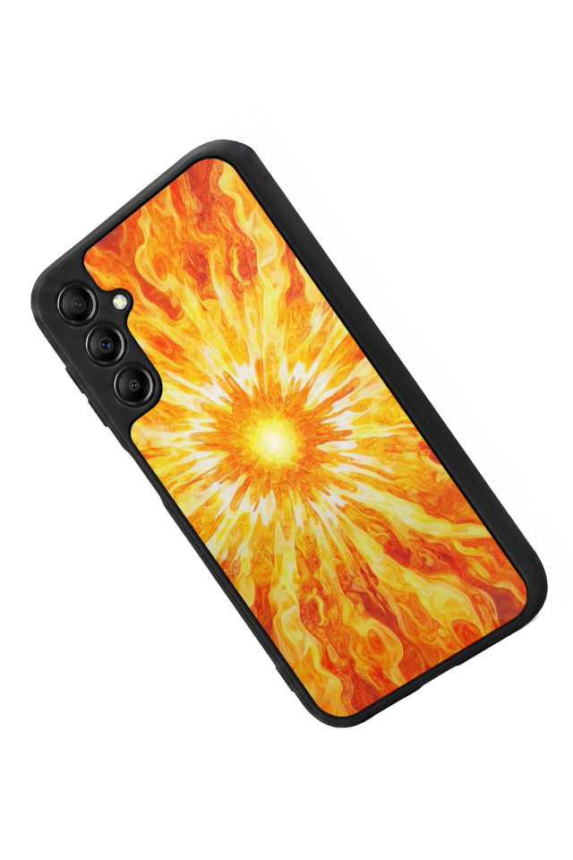 Samsung Galaxy A14 Uyumlu Güneş Tasarımlı Glossy Premium Kılıf