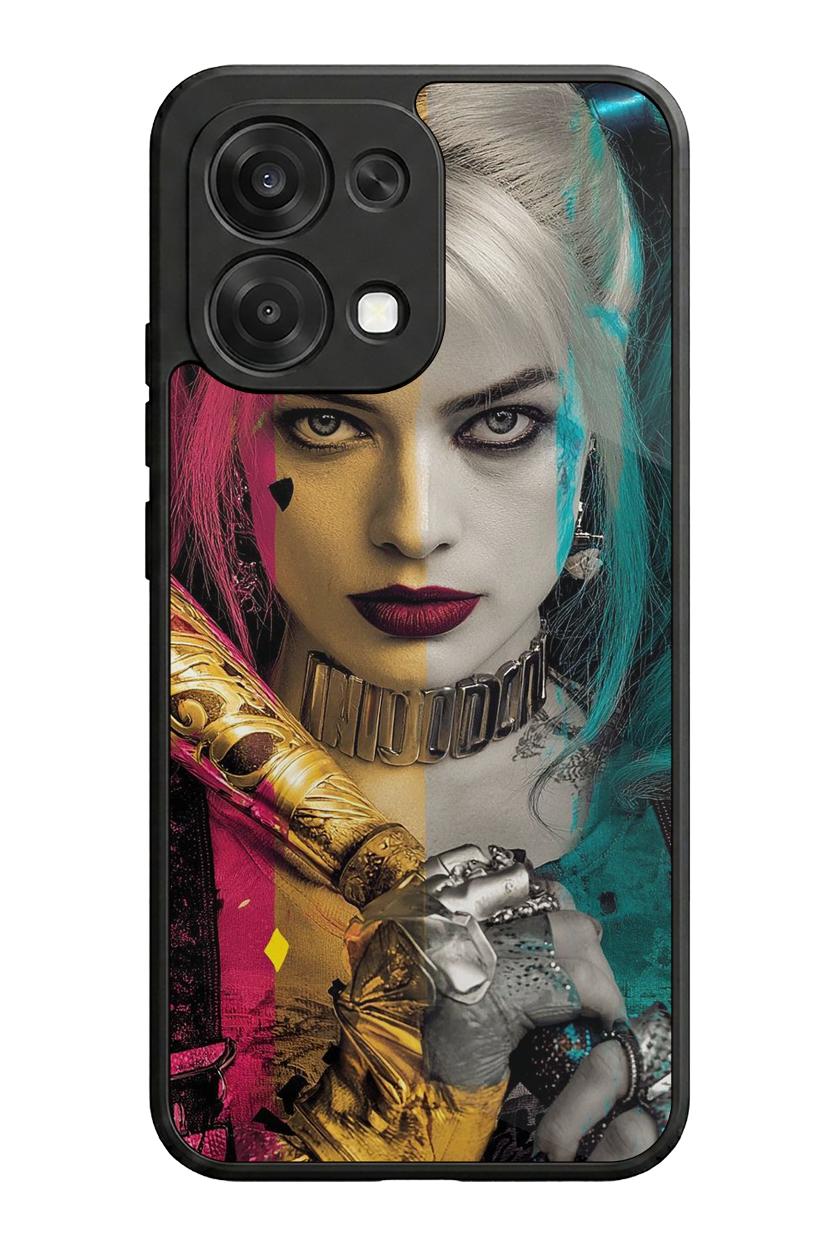 Oppo A6 Pro Uyumlu HarleyQueen Tasarımlı Glossy Premium Kılıf