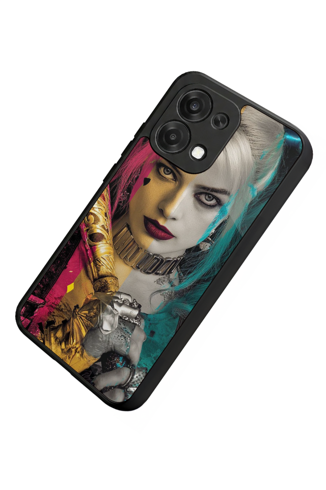 Oppo A6 Pro Uyumlu HarleyQueen Tasarımlı Glossy Premium Kılıf