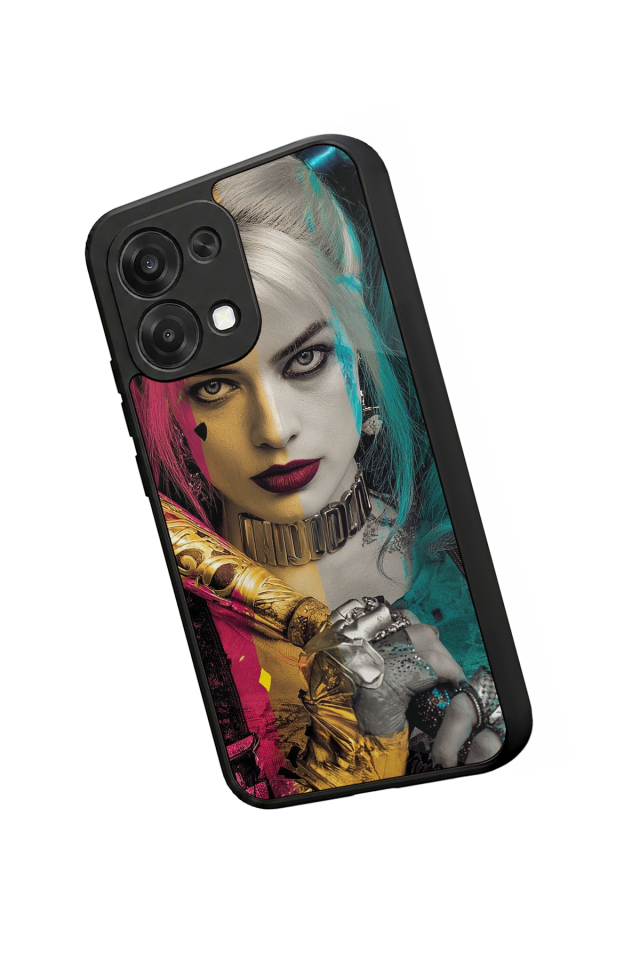 Oppo A6 Pro Uyumlu HarleyQueen Tasarımlı Glossy Premium Kılıf