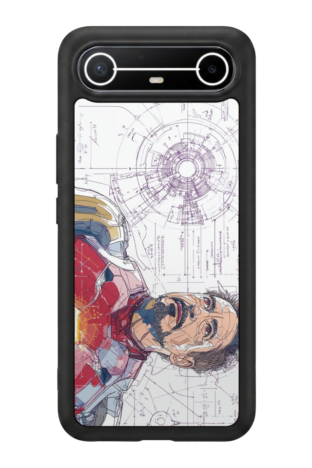 Tecno Spark Slim 5G Uyumlu Iron Man ( Demir Adam ) Tasarımlı Glossy Premium Kılıf