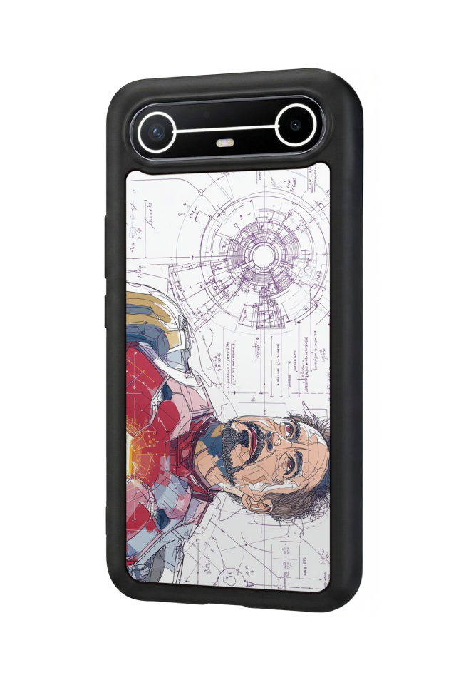 Tecno Spark Slim 5G Uyumlu Iron Man ( Demir Adam ) Tasarımlı Glossy Premium Kılıf