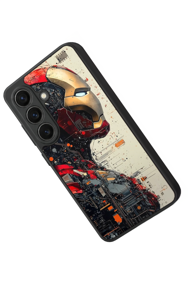 Samsung Galaxy S26 Uyumlu  Iron Man ( Demir Adam ) Tasarımlı Glossy Premium Kılıf