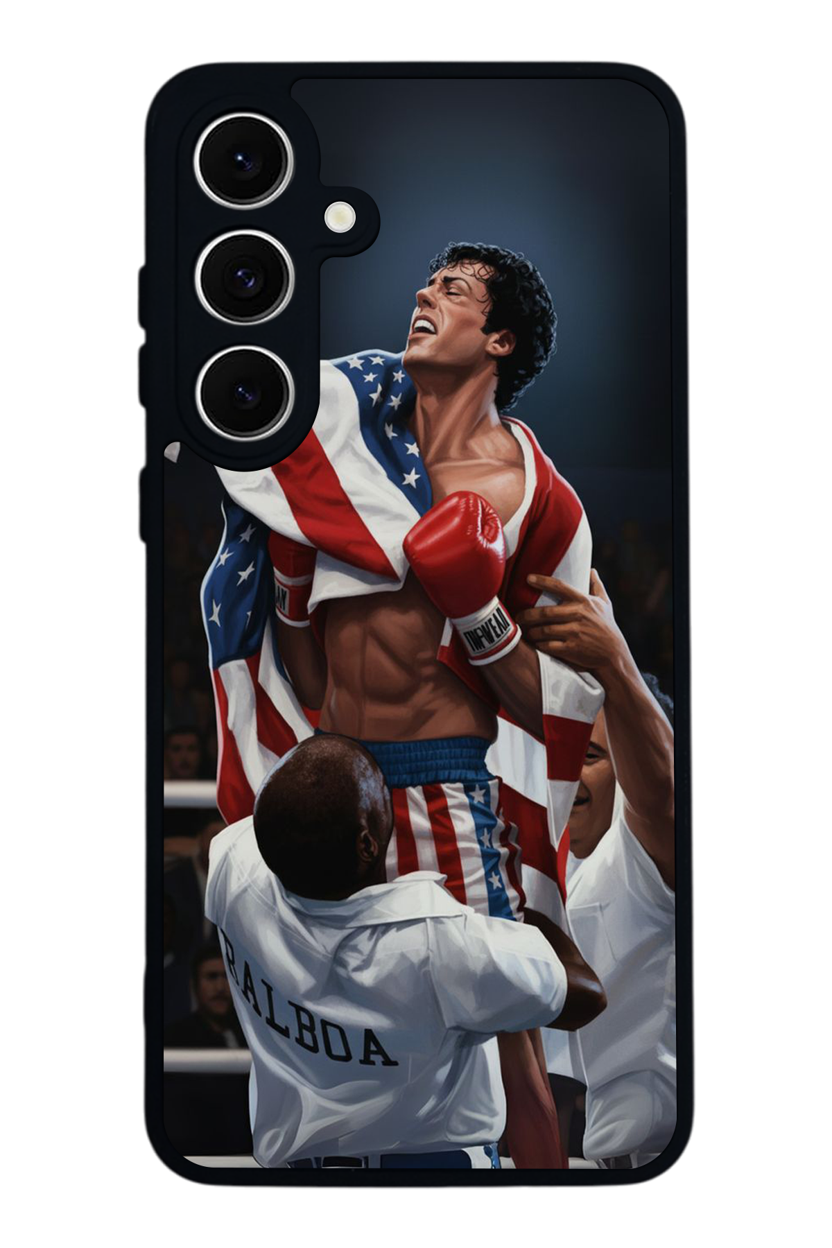 Samsung Galaxy S24 FE Uyumlu Rocky Tasarımlı Glossy Premium Kılıf