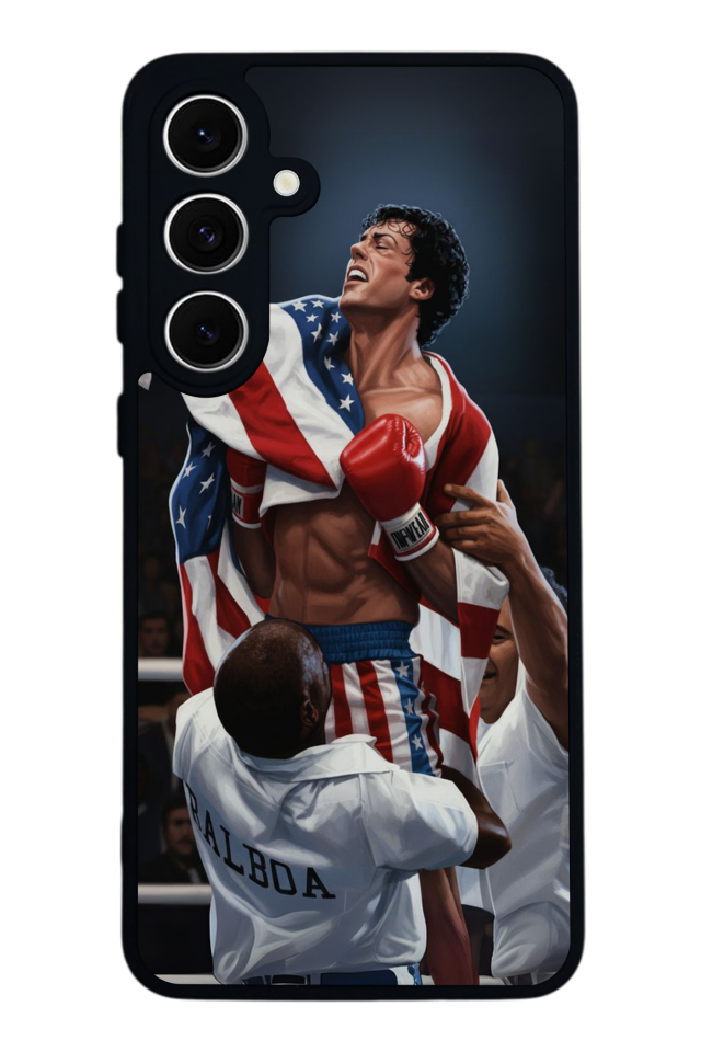 Samsung Galaxy S24 FE Uyumlu Rocky Tasarımlı Glossy Premium Kılıf