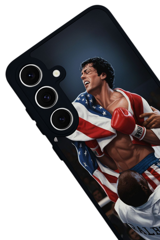 Samsung Galaxy S24 FE Uyumlu Rocky Tasarımlı Glossy Premium Kılıf