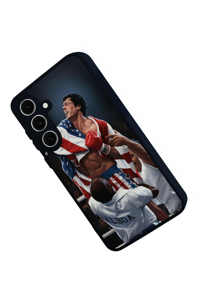 Samsung Galaxy S24 FE Uyumlu Rocky Tasarımlı Glossy Premium Kılıf