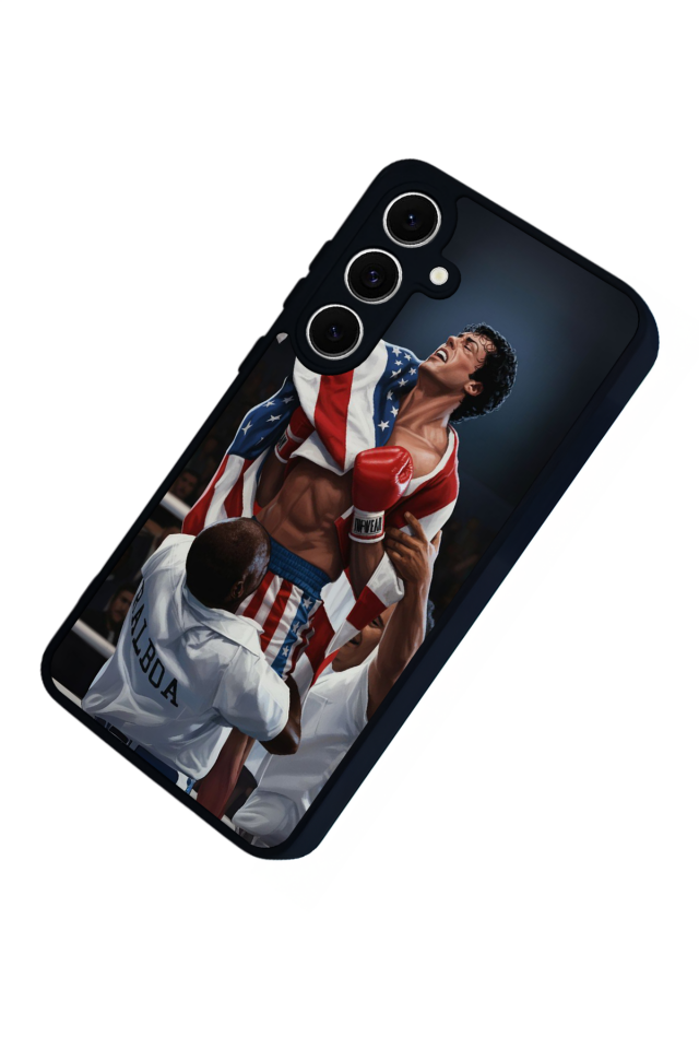 Samsung Galaxy S24 FE Uyumlu Rocky Tasarımlı Glossy Premium Kılıf