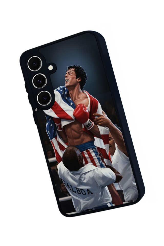 Samsung Galaxy S24 FE Uyumlu Rocky Tasarımlı Glossy Premium Kılıf