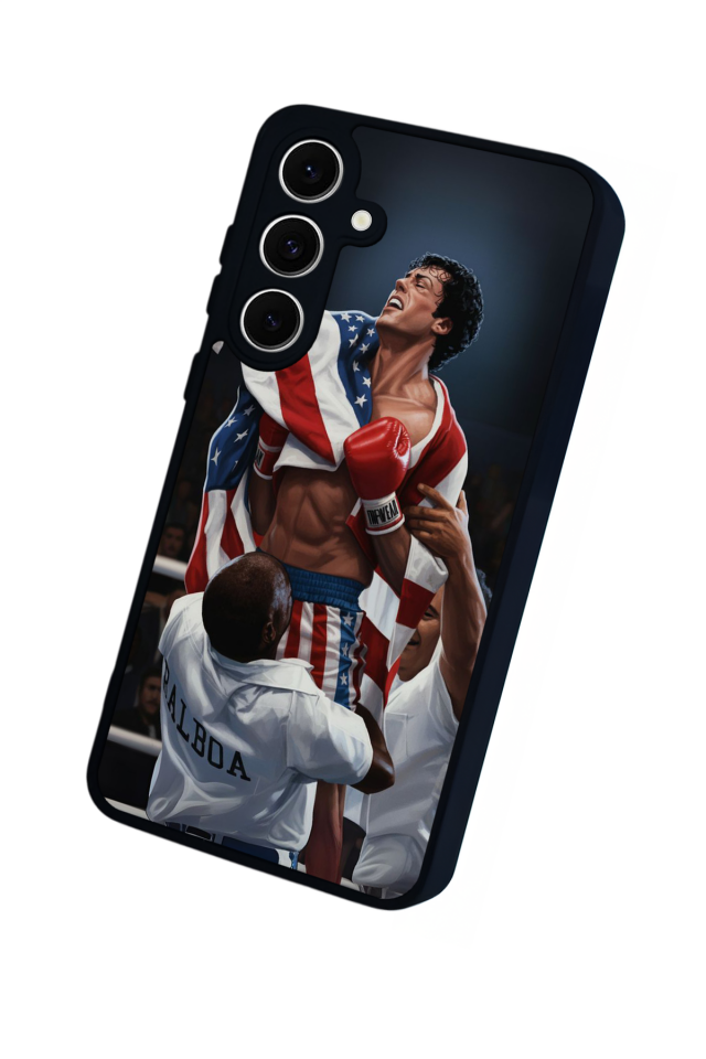 Samsung Galaxy S24 FE Uyumlu Rocky Tasarımlı Glossy Premium Kılıf