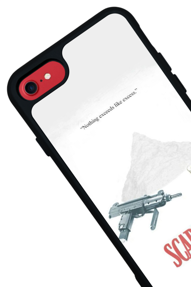 iPhone 7 Uyumlu Scarface Tasarımlı Glossy Premium Kılıf