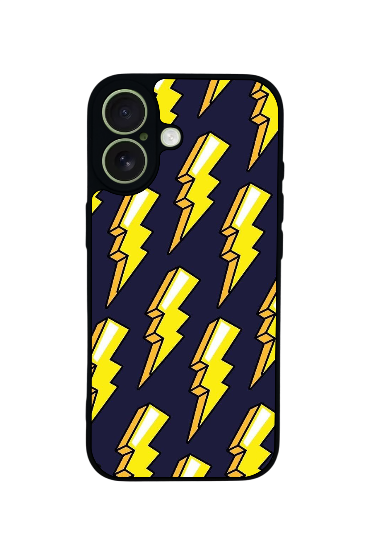 iPhone 17 Uyumlu Simsek Tasarımlı Glossy Premium Kılıf