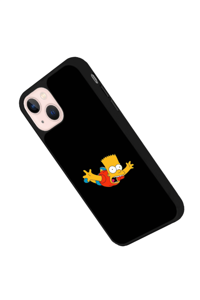 iPhone 15 Uyumlu The Simpsons Tasarımlı Glossy Premium Kılıf