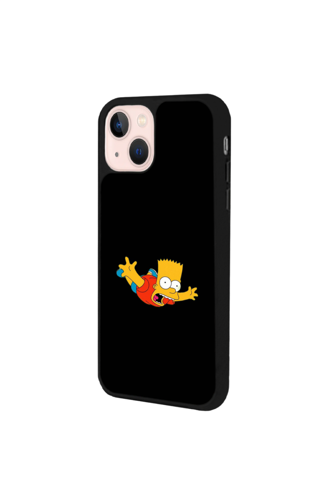 iPhone 15 Uyumlu The Simpsons Tasarımlı Glossy Premium Kılıf