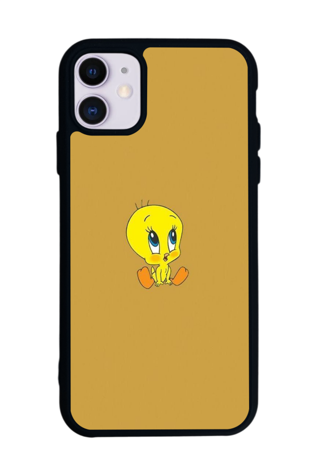 iPhone 11 Uyumlu Tweety Tasarımlı Glossy Premium Kılıf