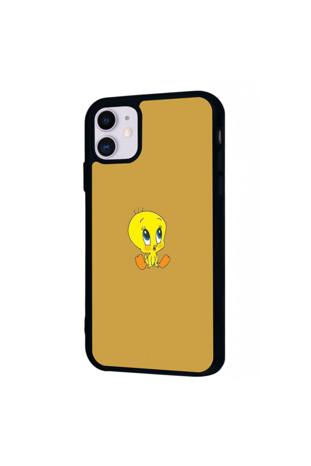 iPhone 11 Uyumlu Tweety Tasarımlı Glossy Premium Kılıf