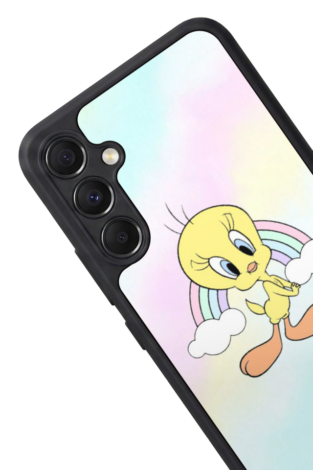 Samsung Galaxy M34 Uyumlu Tweety Tasarımlı Glossy Premium Kılıf