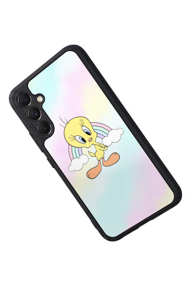 Samsung Galaxy M34 Uyumlu Tweety Tasarımlı Glossy Premium Kılıf