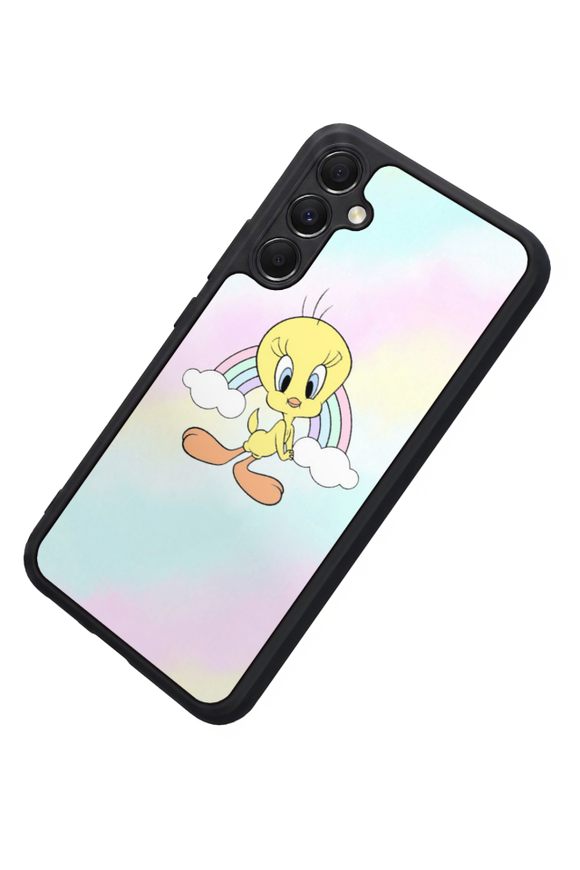 Samsung Galaxy M34 Uyumlu Tweety Tasarımlı Glossy Premium Kılıf