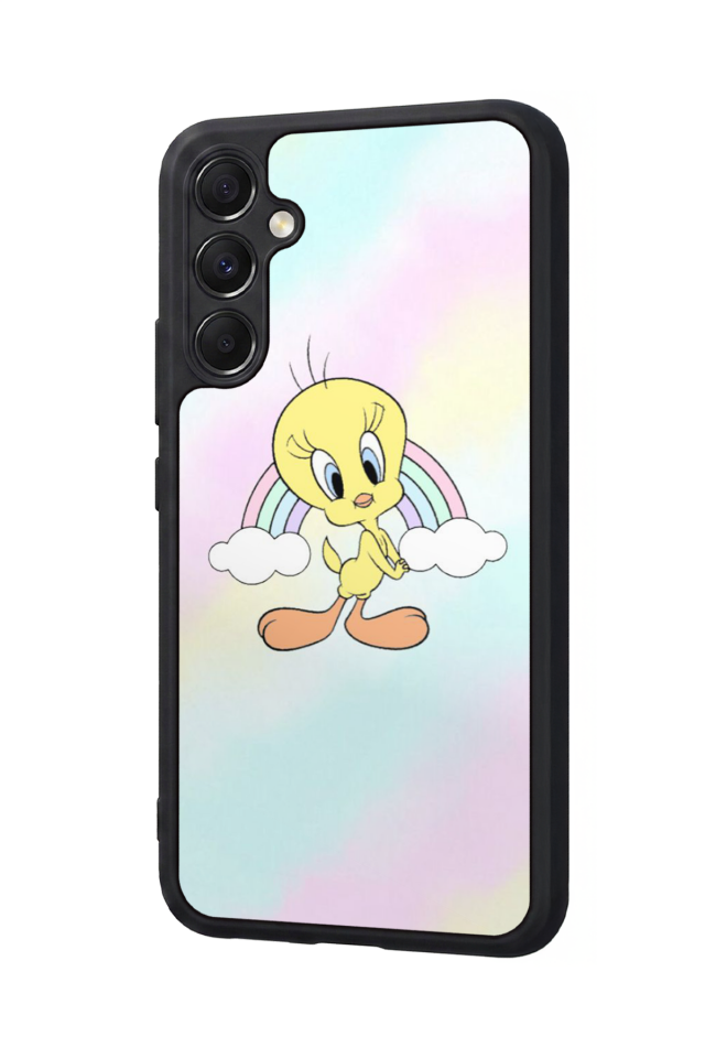 Samsung Galaxy M34 Uyumlu Tweety Tasarımlı Glossy Premium Kılıf