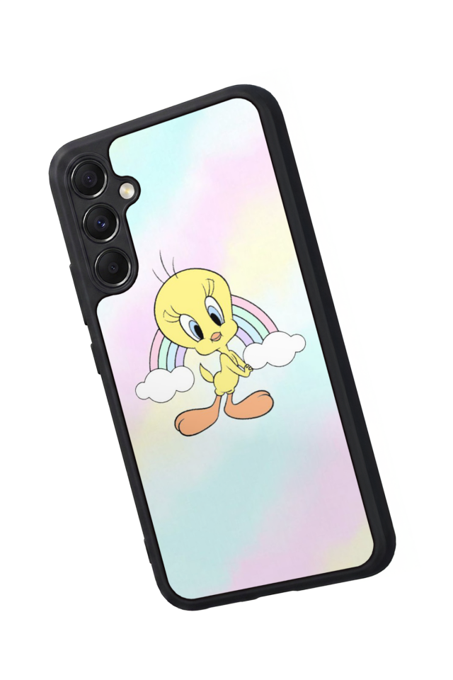 Samsung Galaxy M34 Uyumlu Tweety Tasarımlı Glossy Premium Kılıf