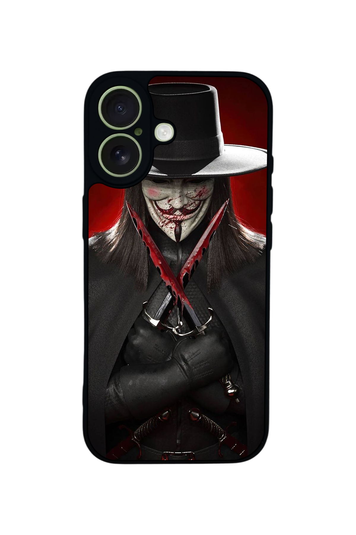 iPhone 17 Uyumlu Vendetta Tasarımlı Glossy Premium Kılıf