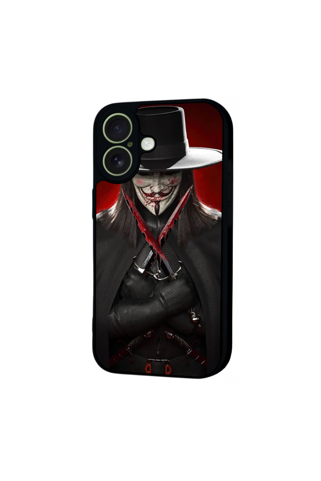 iPhone 17 Uyumlu Vendetta Tasarımlı Glossy Premium Kılıf