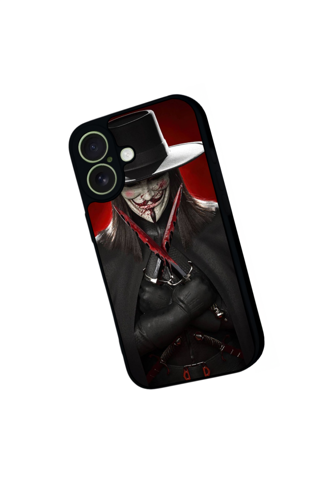 iPhone 17 Uyumlu Vendetta Tasarımlı Glossy Premium Kılıf