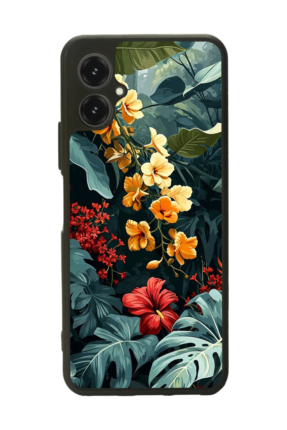 Omix X5 Uyumlu Botanik Tasarımlı Glossy Premium Kılıf