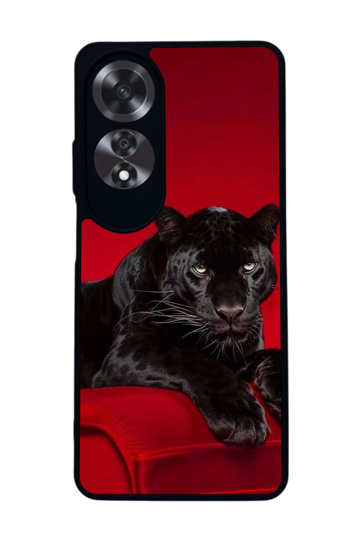 Oppo A60 Mat Siyah uyumlu Kılıf – Yumuşak Silikon, Koruyucu, Şok Emici Kapak