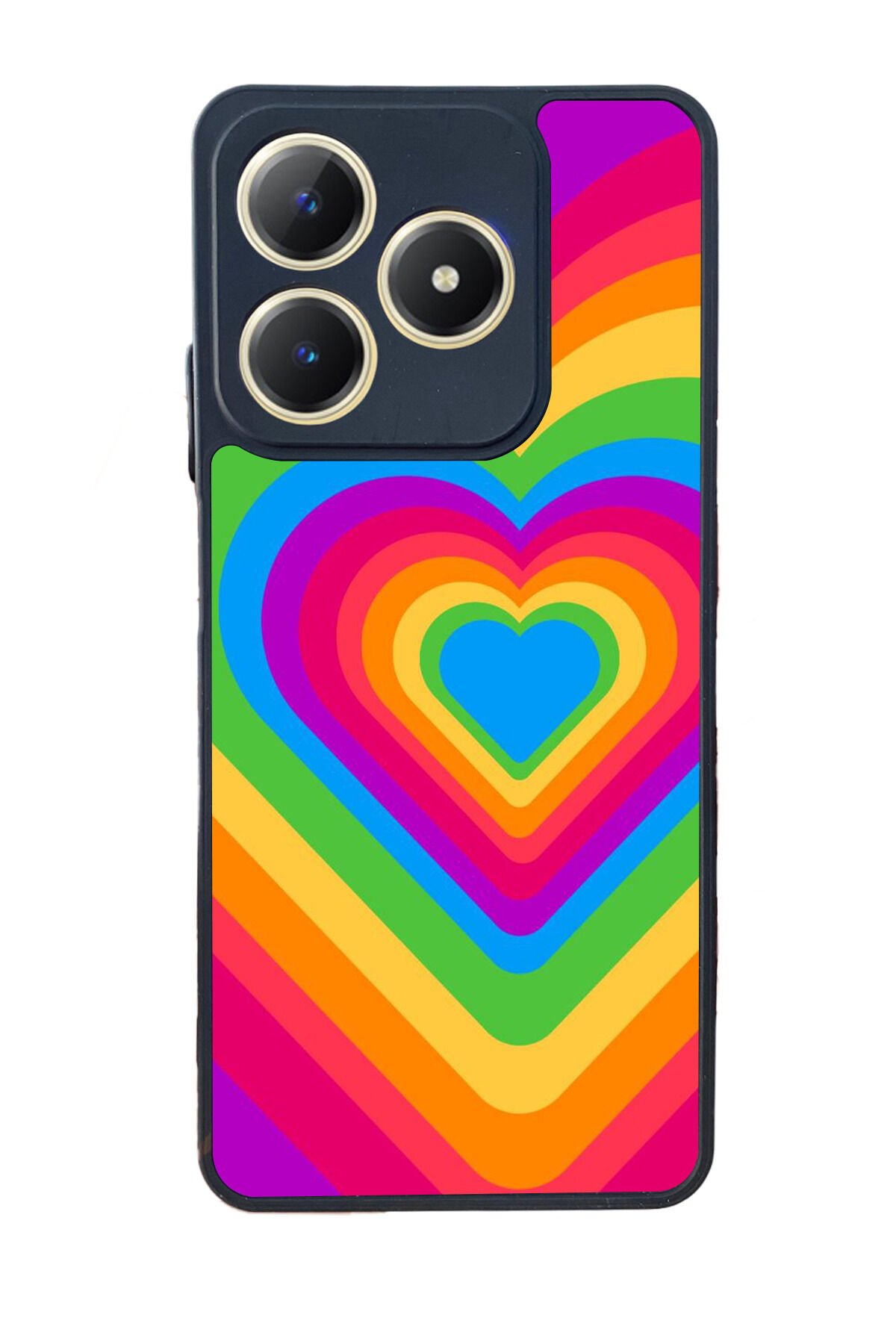 Realme C63 Mat Uyumlu Siyah Kılıf – Yumuşak Silikon, Koruyucu, Şok Emici Kapak