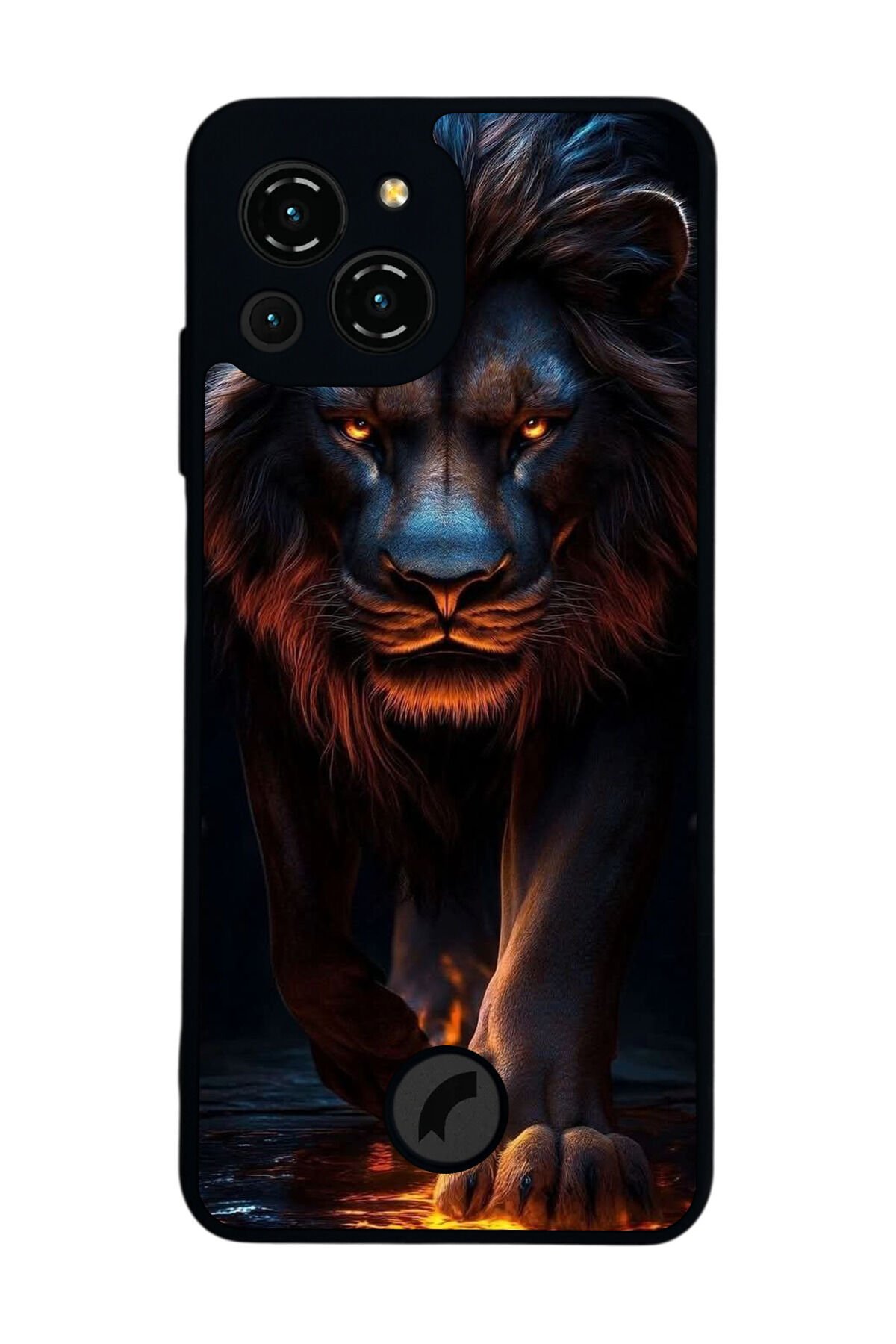 Reeder S23 Pro Max Uyumlu Aslan Tasarımlı Glossy Premium Kılıf